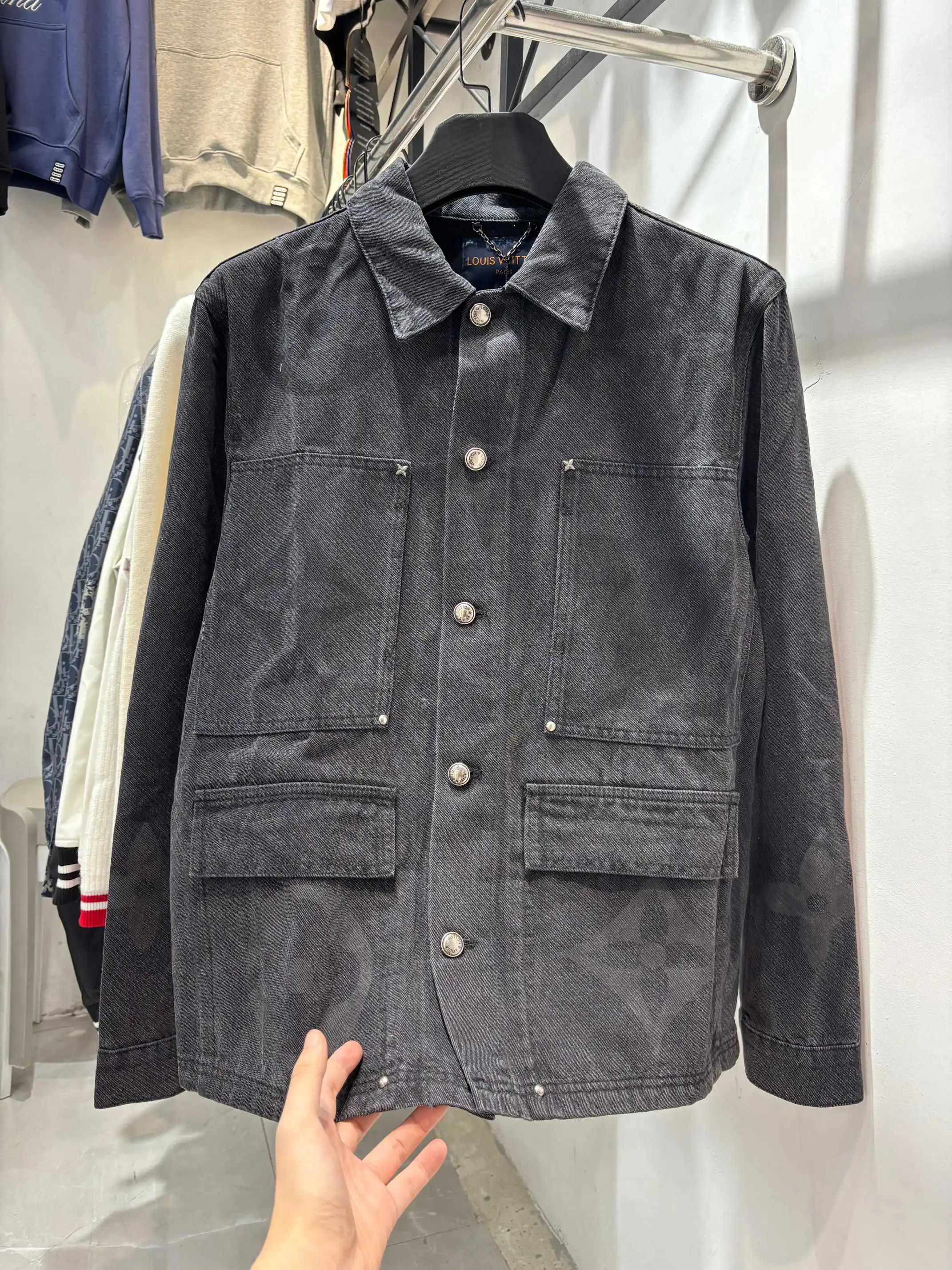 Monogram Gradient Washed Denim Jacket D16513444 — view 5