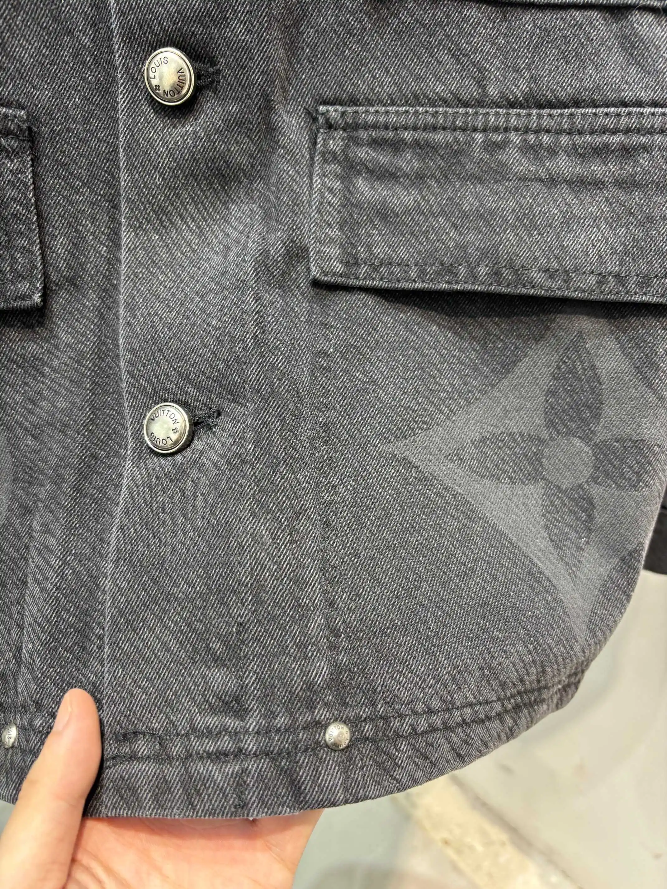 Monogram Gradient Washed Denim Jacket D16513444 — view 10