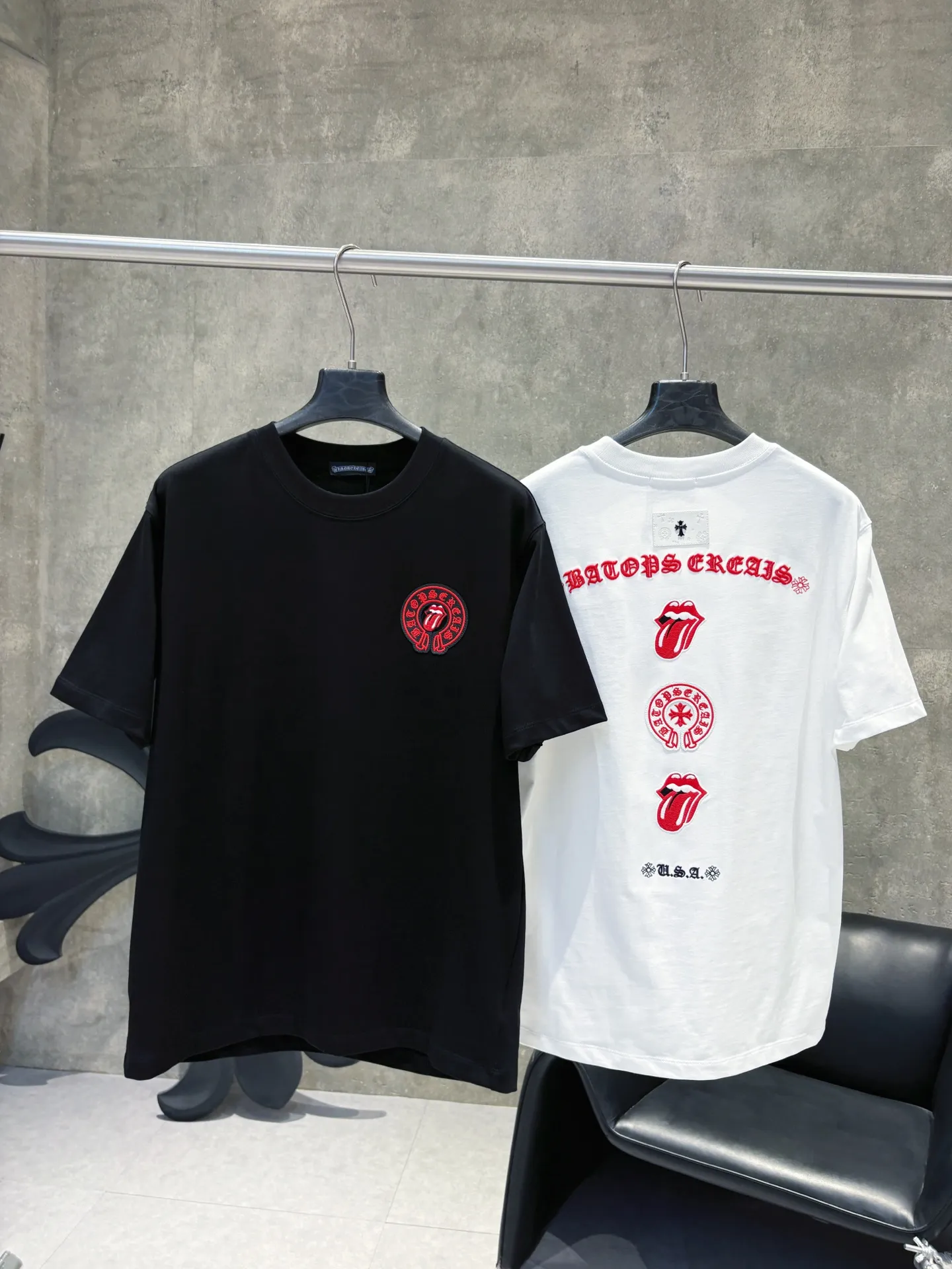 Embroidered Patch Cotton T-Shirt D9511223 — view 5