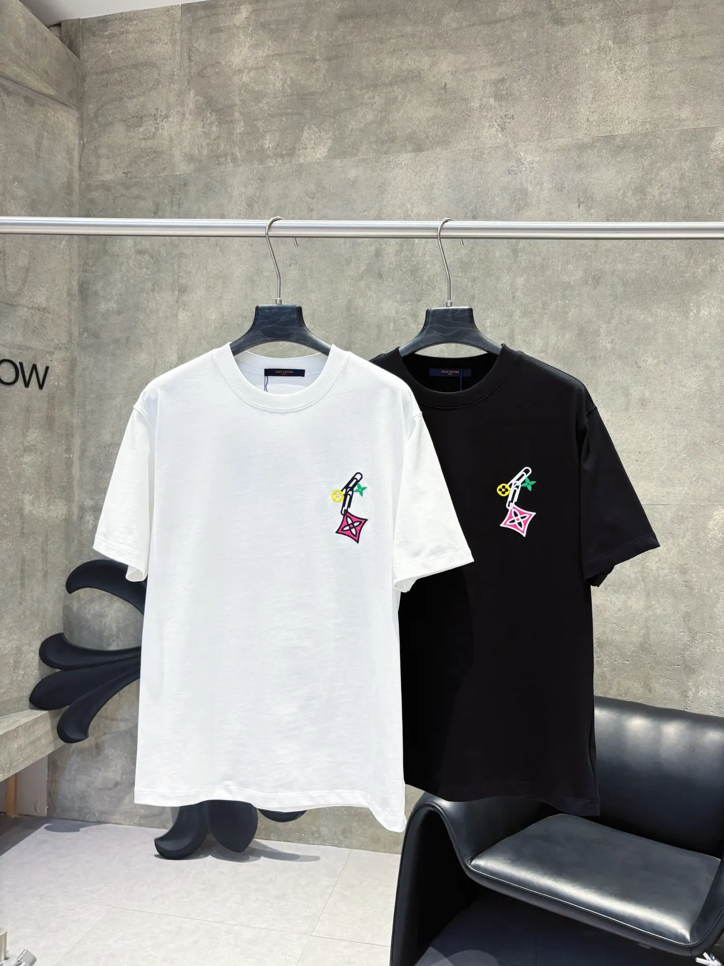 Embroidered Graphic Cotton T-Shirt D9511222