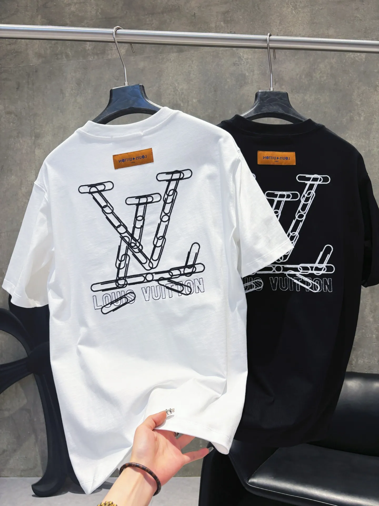 Embroidered Graphic Cotton T-Shirt D9511222 — view 2