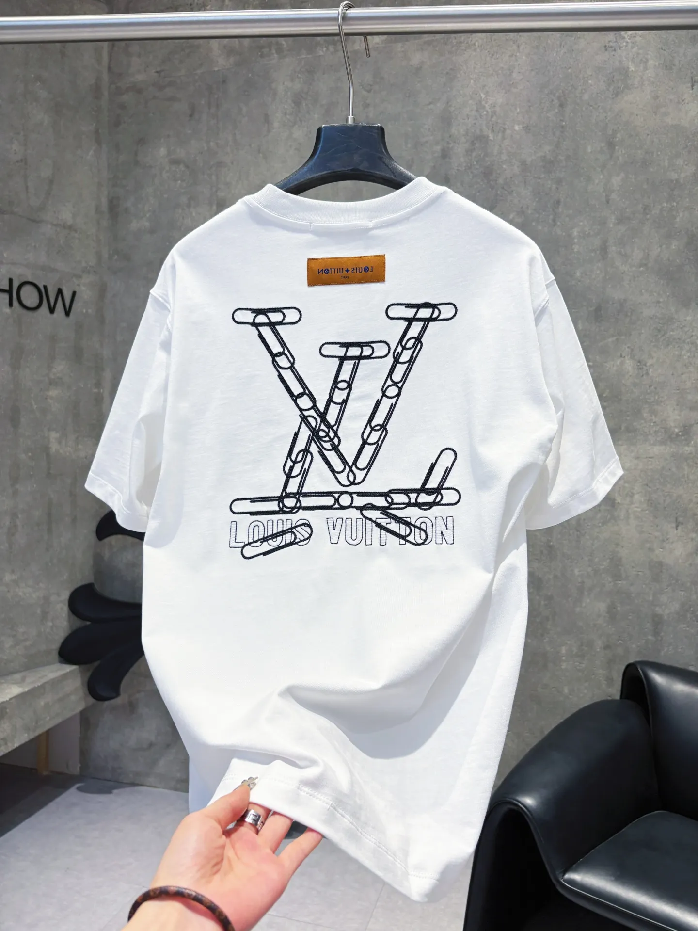 Embroidered Graphic Cotton T-Shirt D9511222 — view 4
