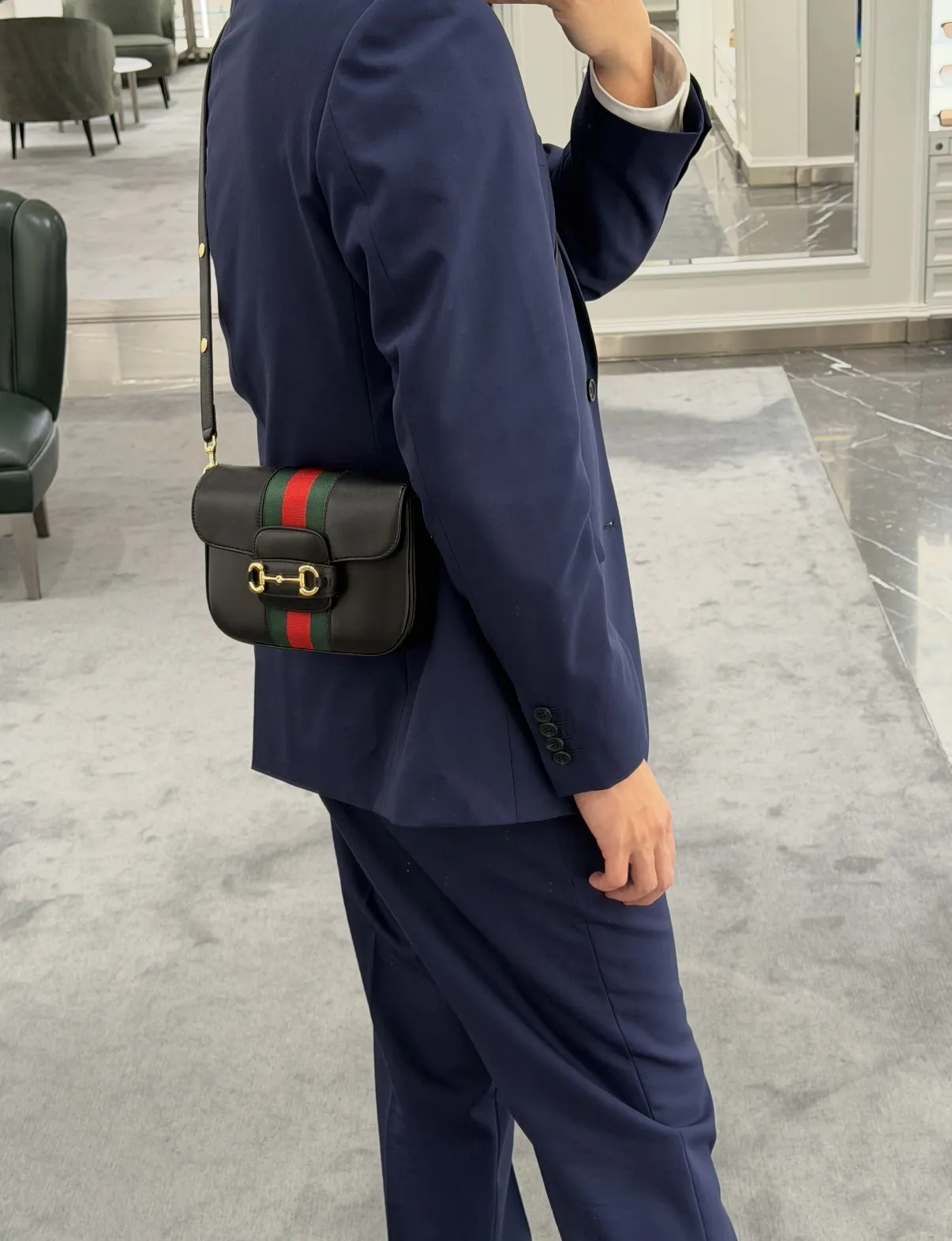 Gucci Horsebit 1955 Mini Shoulder Bag D31018022 — view 2
