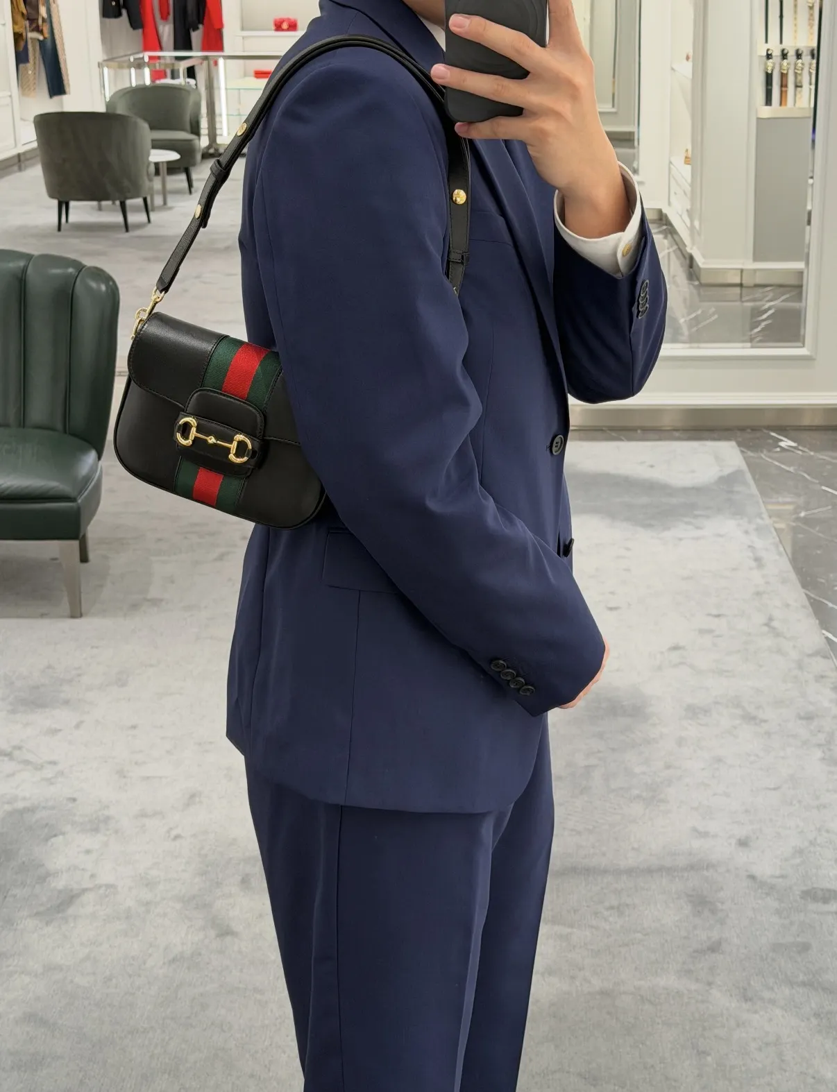 Gucci Horsebit 1955 Mini Shoulder Bag D31018022 — view 3