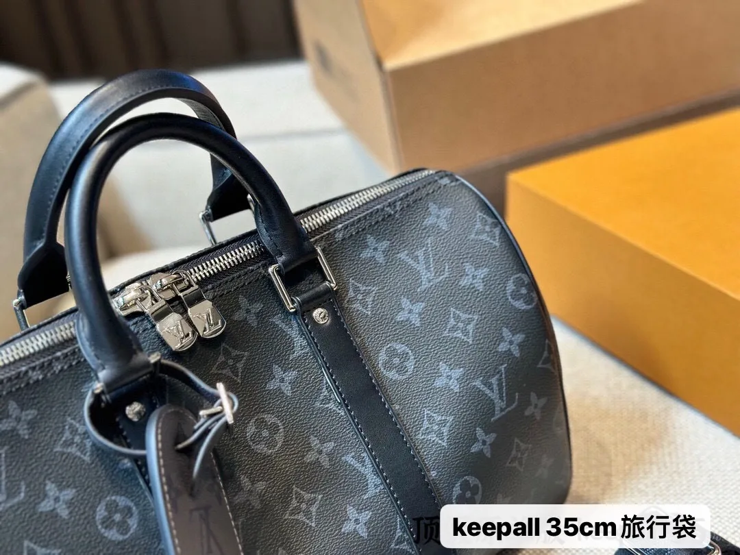 Keepall 35 Monogram Eclipse Travel Bag D46017798 — view 3