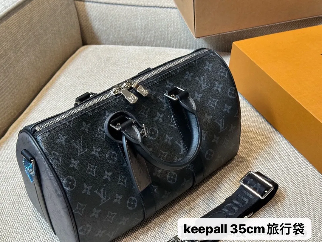 Keepall 35 Monogram Eclipse Travel Bag D46017798 — view 4