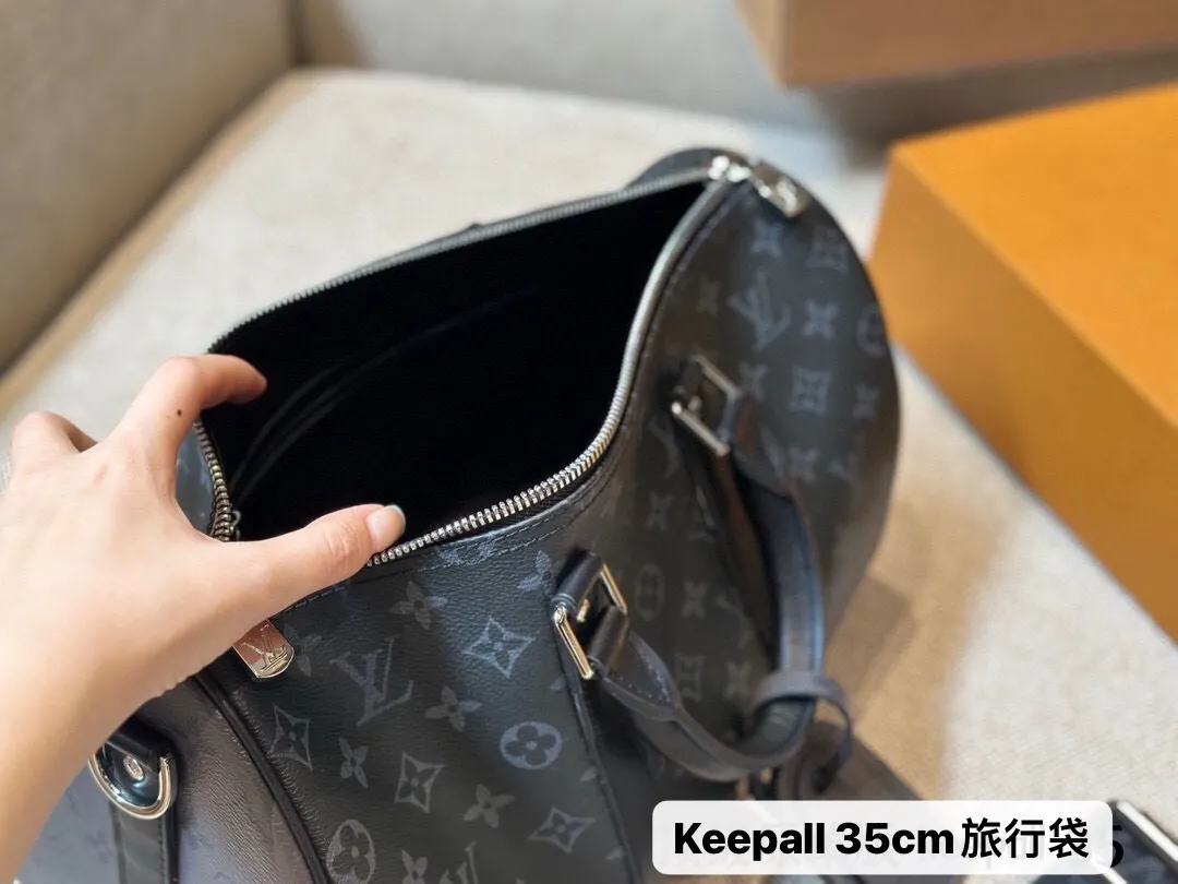 Keepall 35 Monogram Eclipse Travel Bag D46017798 — view 9