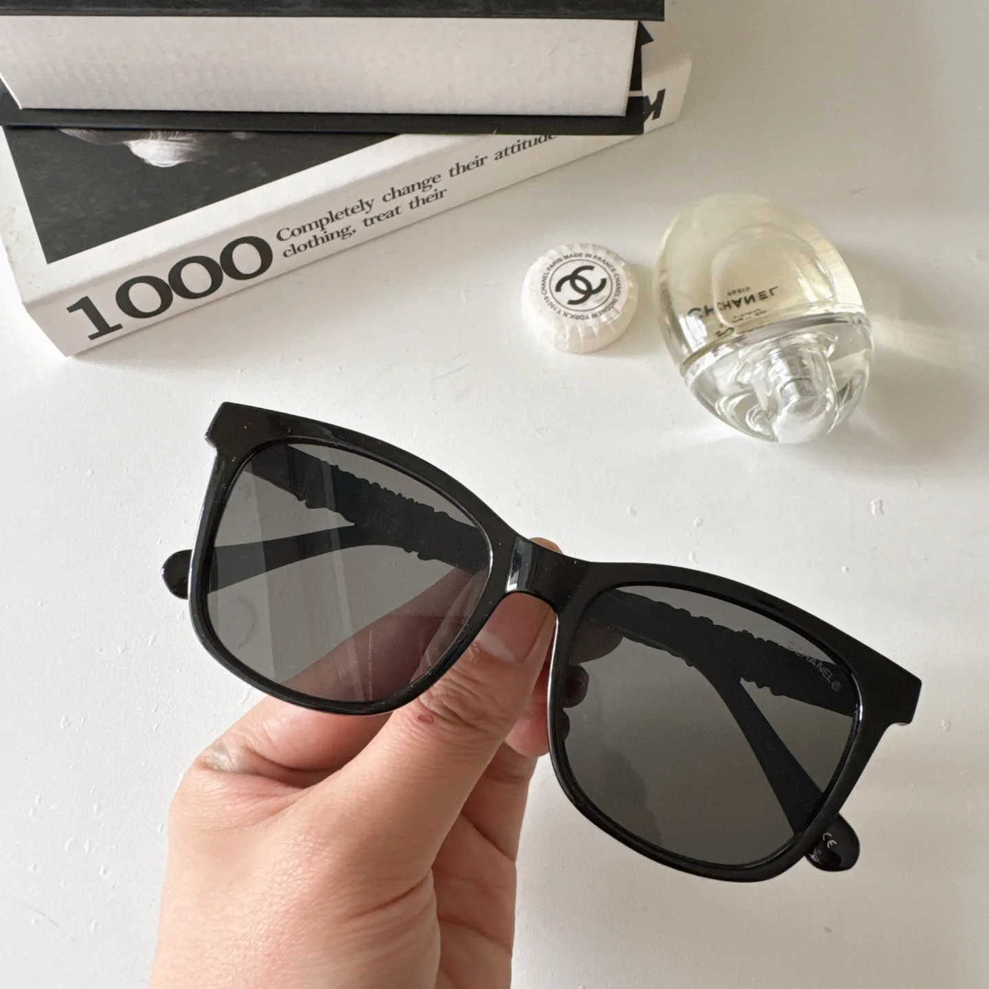 Chanel Pleated Temple Sunglasses D20018528 — view 2