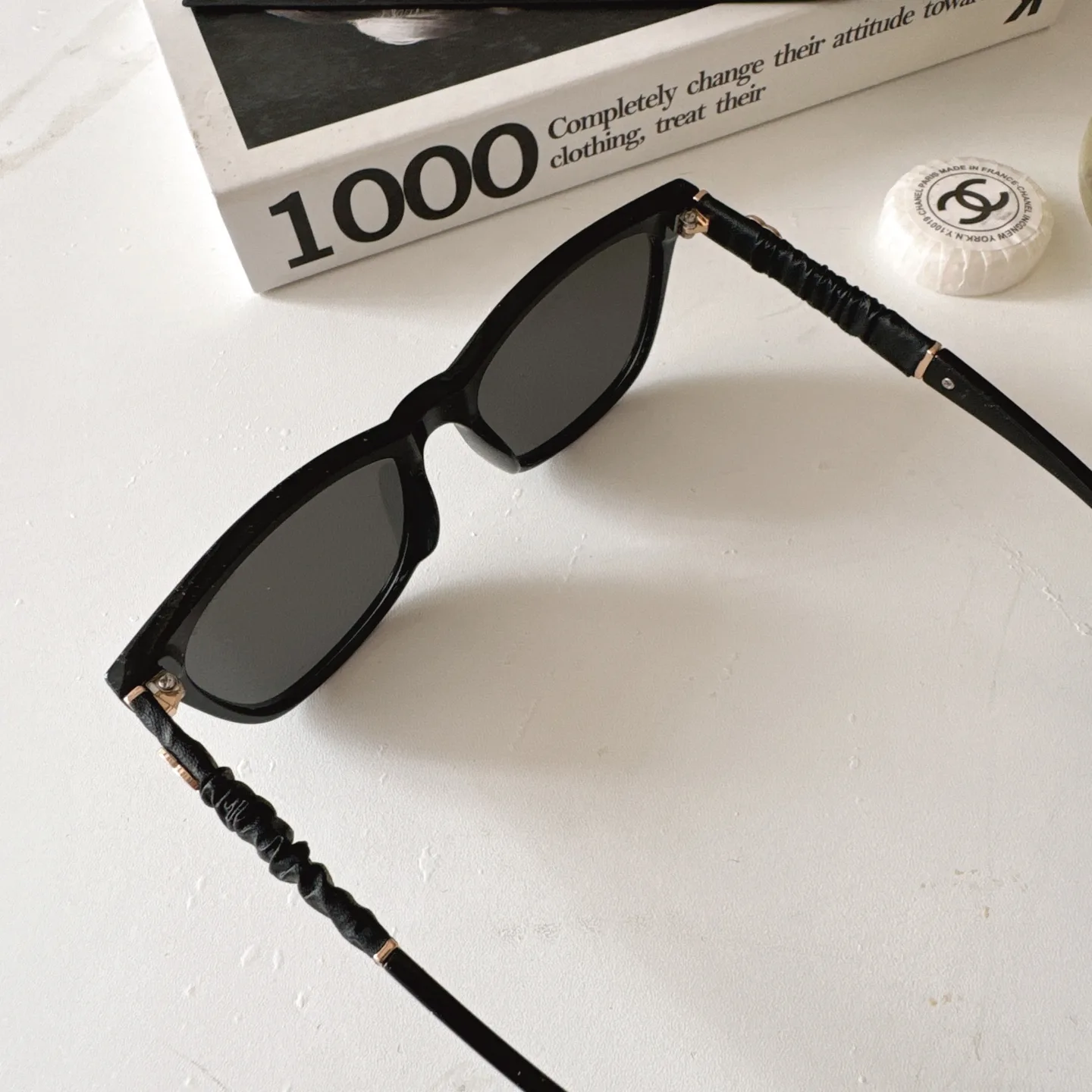 Chanel Pleated Temple Sunglasses D20018528 — view 6