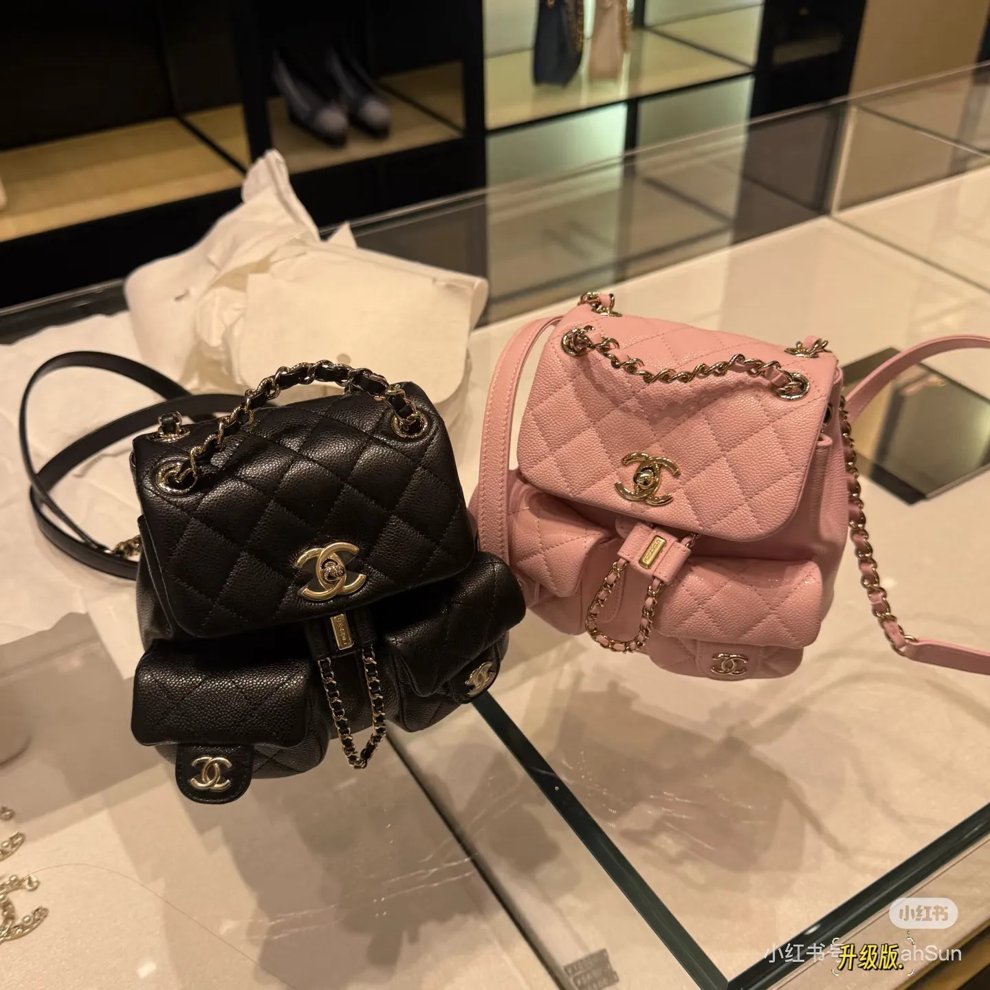 Quilted Leather Mini Backpack D35518160 — view 2