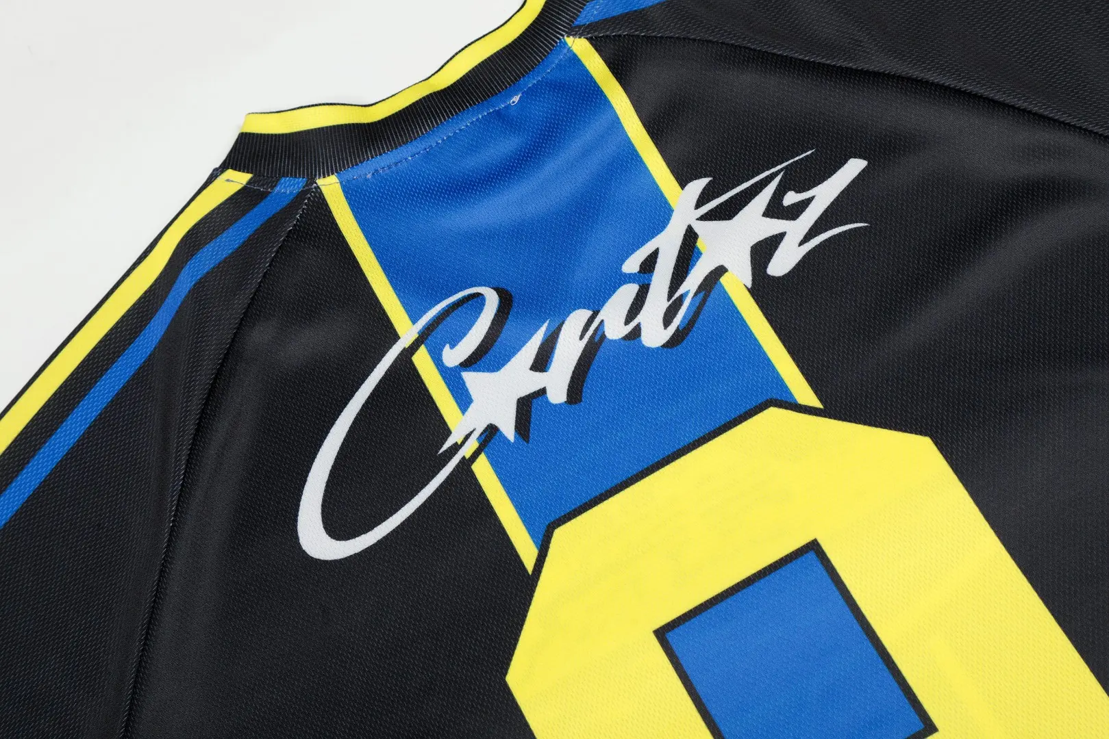 Alcatraz Graphic V-Neck Baseball Jersey D8811511 — view 7