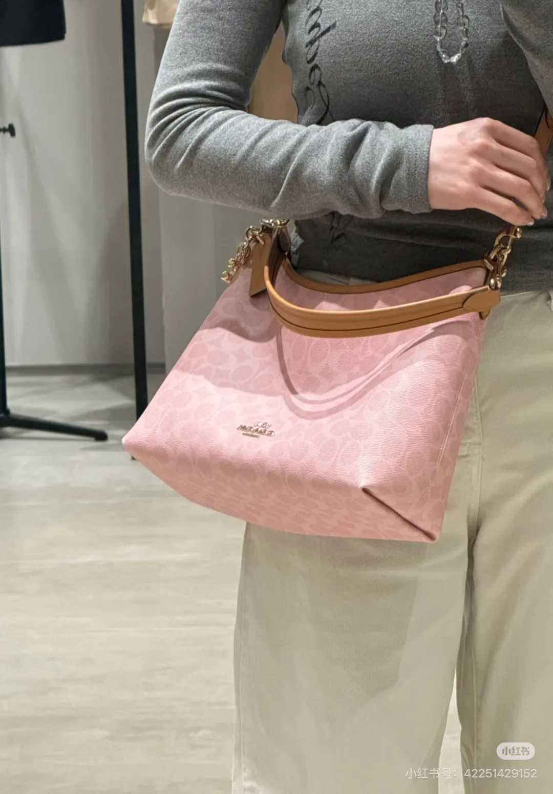 Coach Signature Hobo Bag D35518001