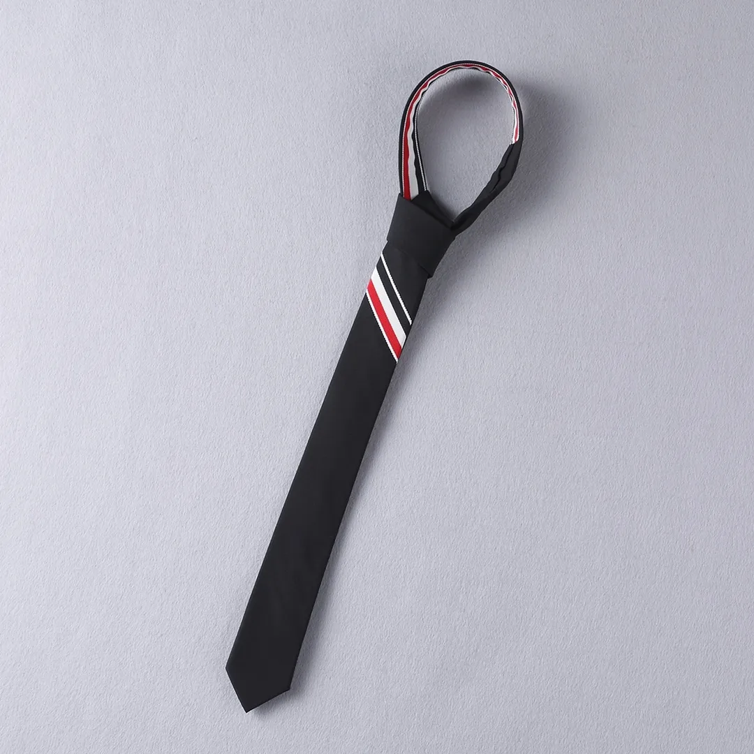 RWB Stripe Wool Tie D17512690 — view 4
