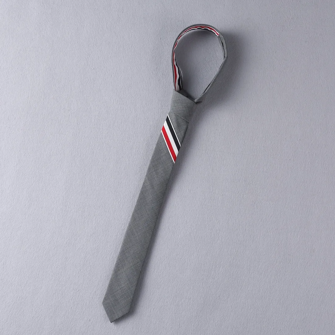 RWB Stripe Wool Tie D17512690 — view 5