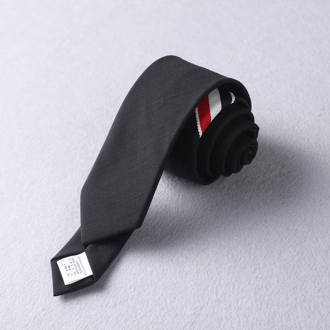 RWB Stripe Wool Tie D17512689 — view 5