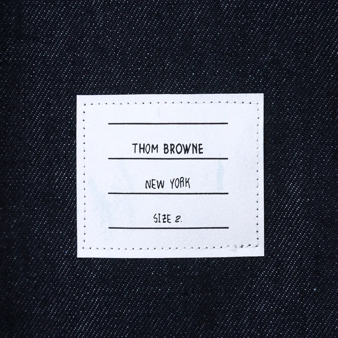 Embroidered Snake Denim Long-Sleeved Shirt D22512682 — view 9