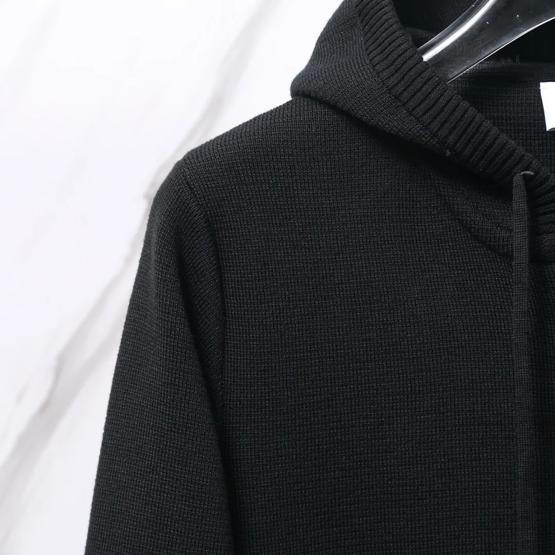 4-Bar Stripe Wool-Blend Zip-Up Hoodie D25012666 — view 8