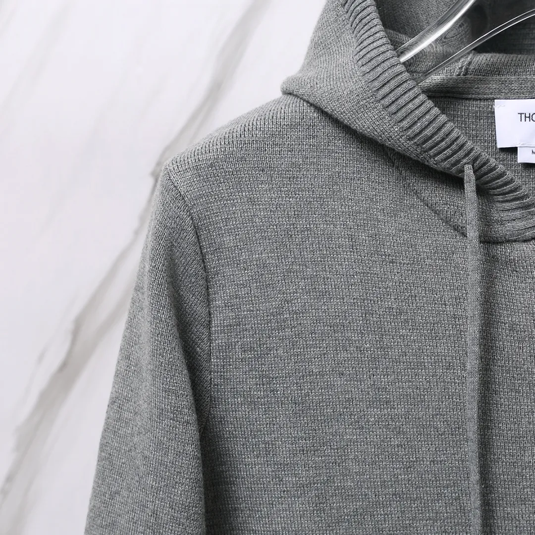 4-Bar Stripe Wool-Blend Zip-Up Hoodie D25012668 — view 8