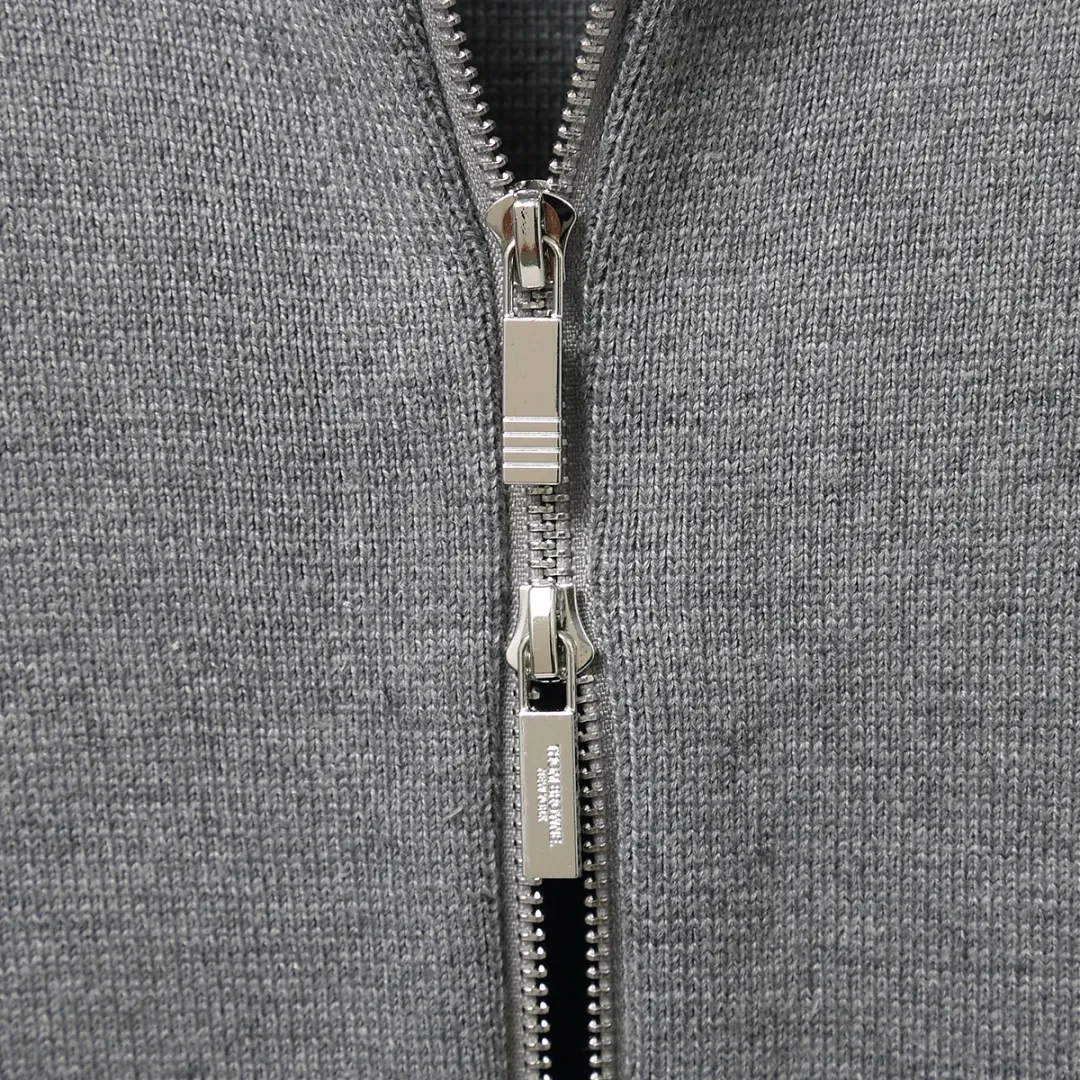4-Bar Stripe Wool-Blend Zip-Up Hoodie D25012668 — view 9