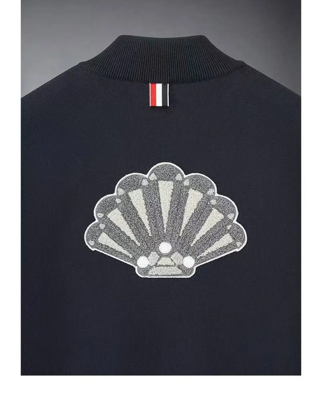 Embroidered Wool-Blend Zip-Up Bomber Jacket D28512660 — view 3