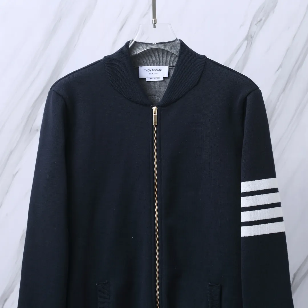Embroidered Wool-Blend Bomber Cardigan D28512661 — view 5