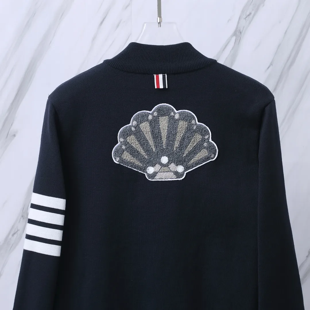 Embroidered Wool-Blend Bomber Cardigan D28512661 — view 8
