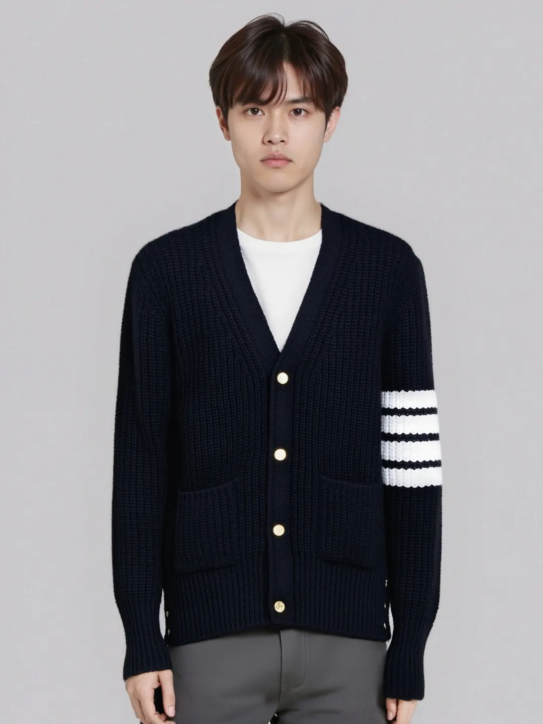 4-Bar Stripe Cashmere-Blend Cardigan D26512697