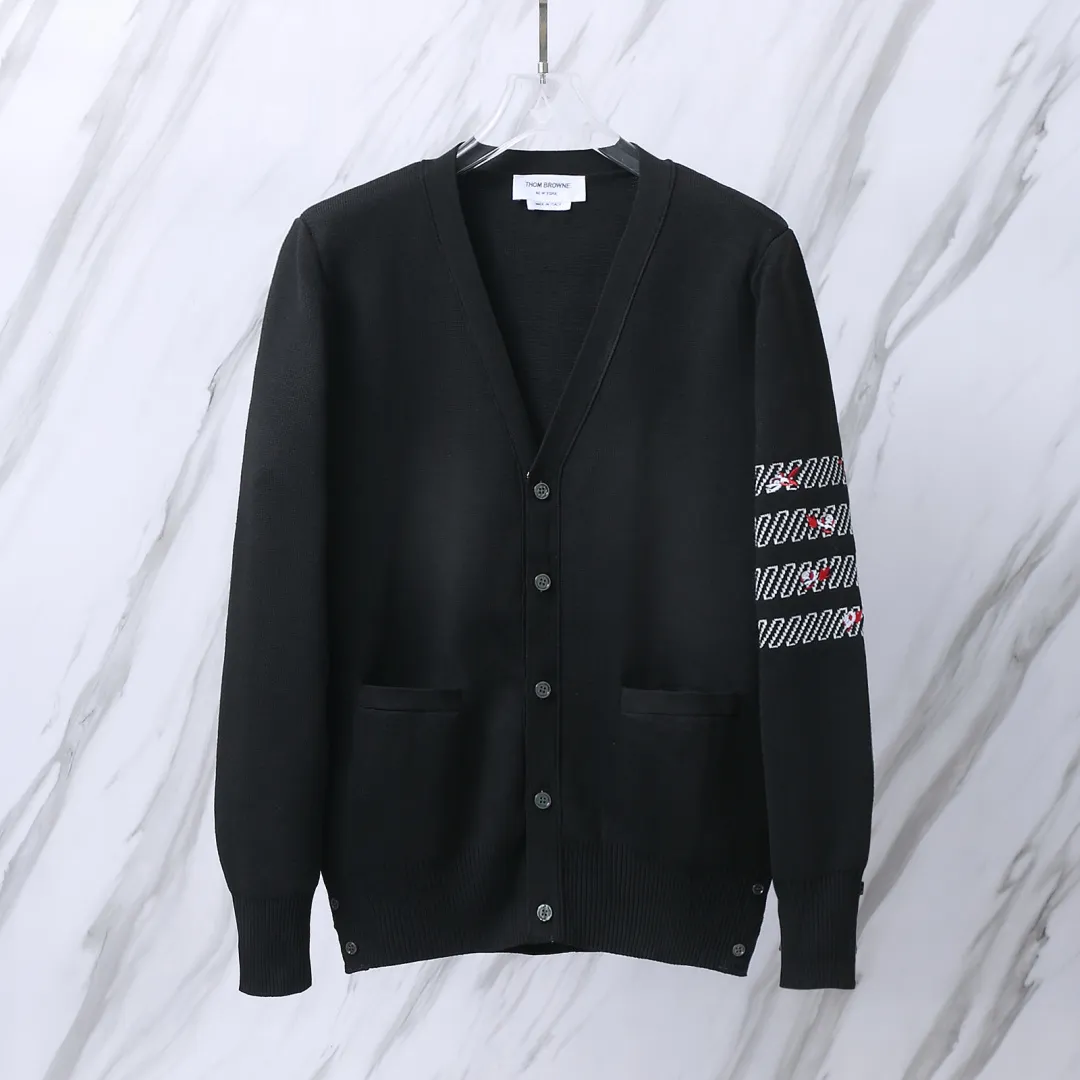 Floral Embroidery 4-Bar Knit Cardigan D25012684 — view 2