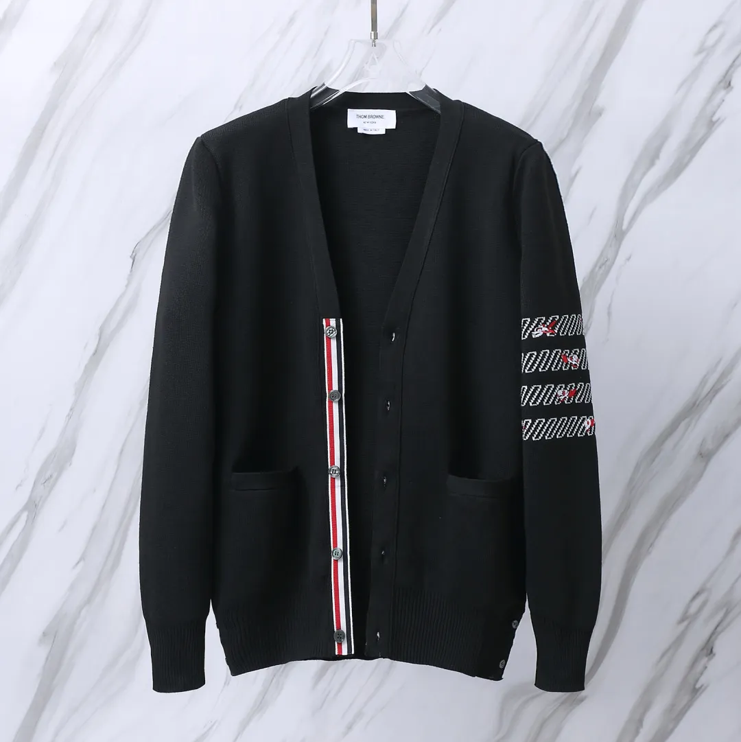 Floral Embroidery 4-Bar Knit Cardigan D25012684 — view 3