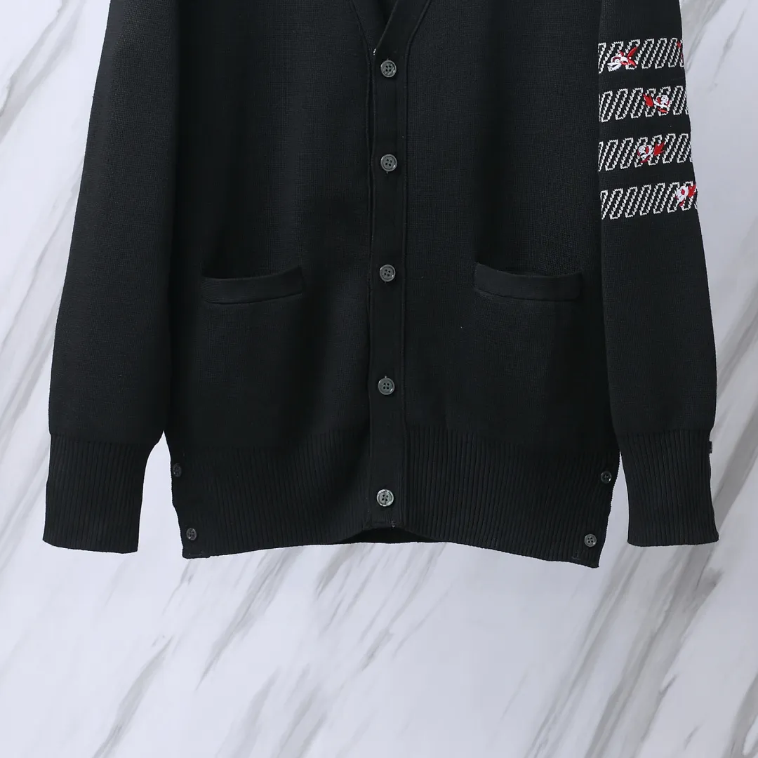Floral Embroidery 4-Bar Knit Cardigan D25012684 — view 6
