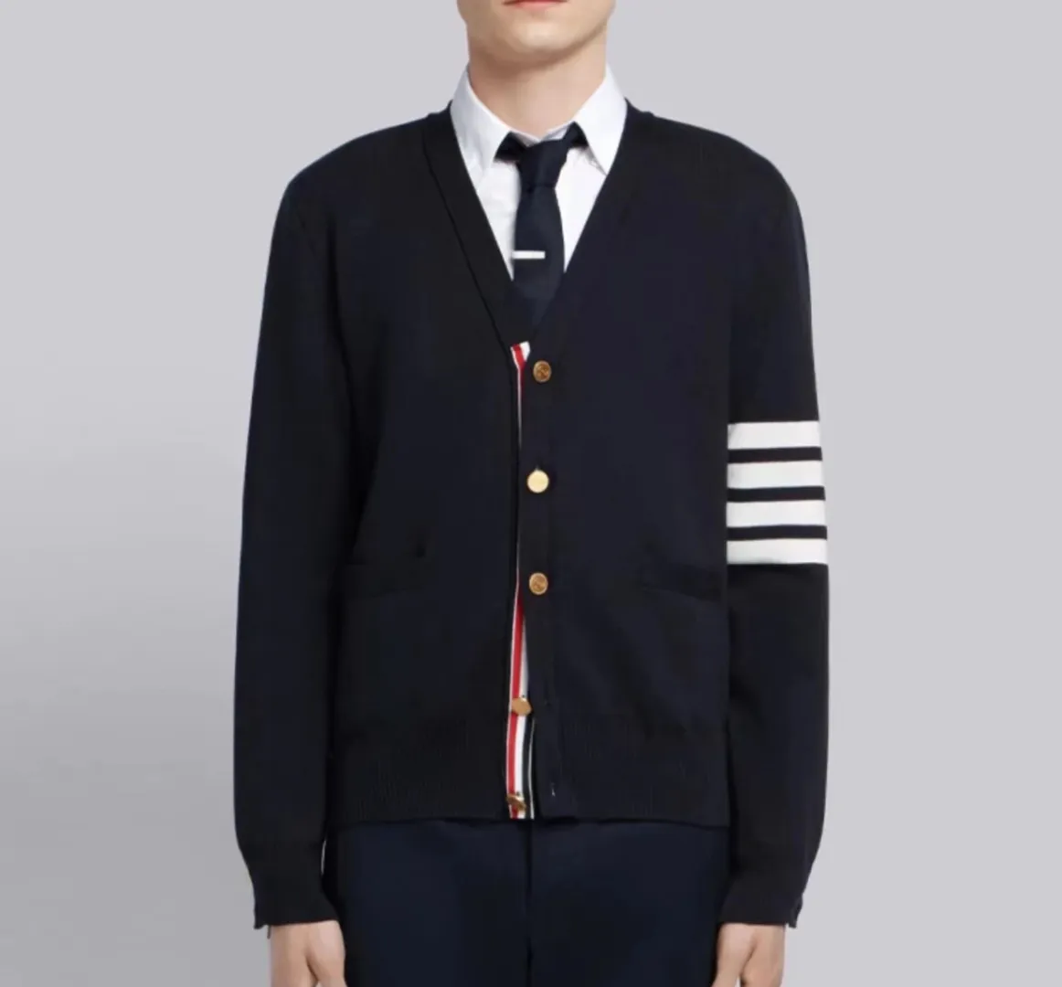 4-Bar Stripe Wool-Blend Cardigan D25512663