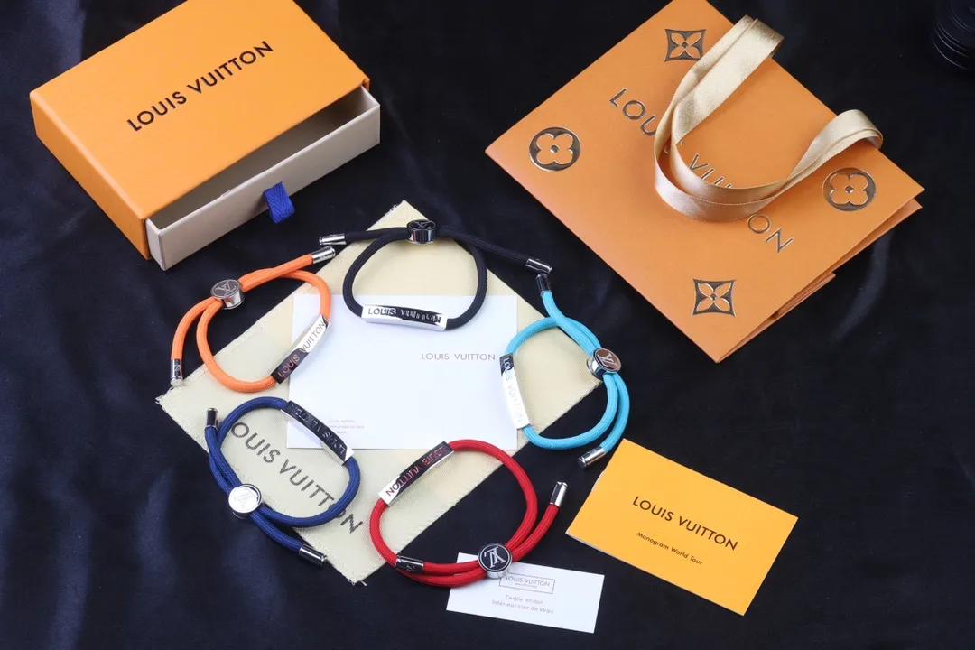 LV Space Adjustable Cord Bracelet D10017411 — view 5