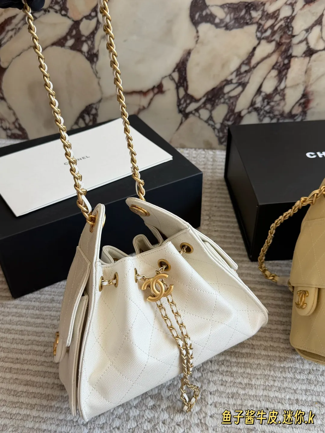 Chanel 25S Mini Hobo Bucket Bag D38018033 — view 6