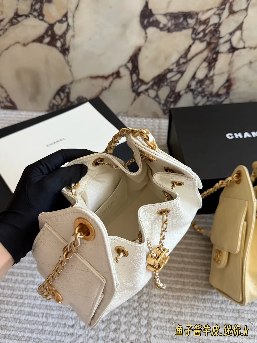 Chanel 25S Mini Hobo Bucket Bag D38018033 — view 8