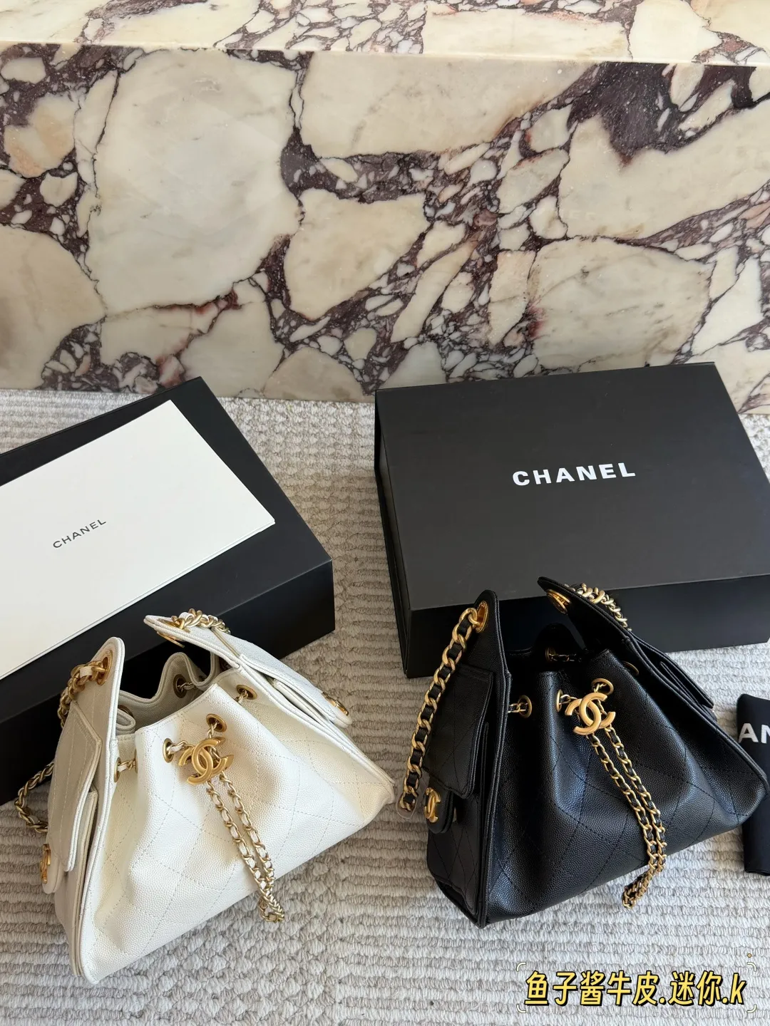 Chanel 25S Mini Hobo Bucket Bag D38018033 — view 12
