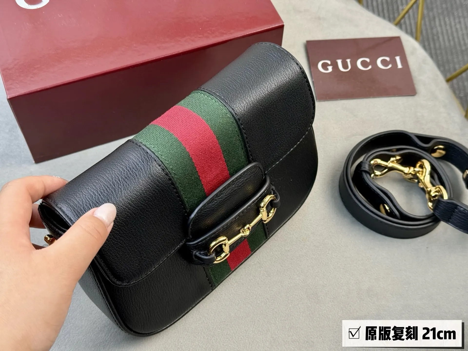 Horsebit 1955 Mini Shoulder Bag D31018023 — view 11