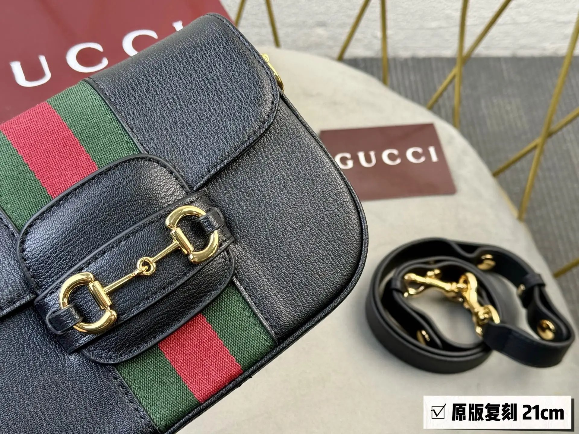 Horsebit 1955 Mini Shoulder Bag D31018023 — view 12