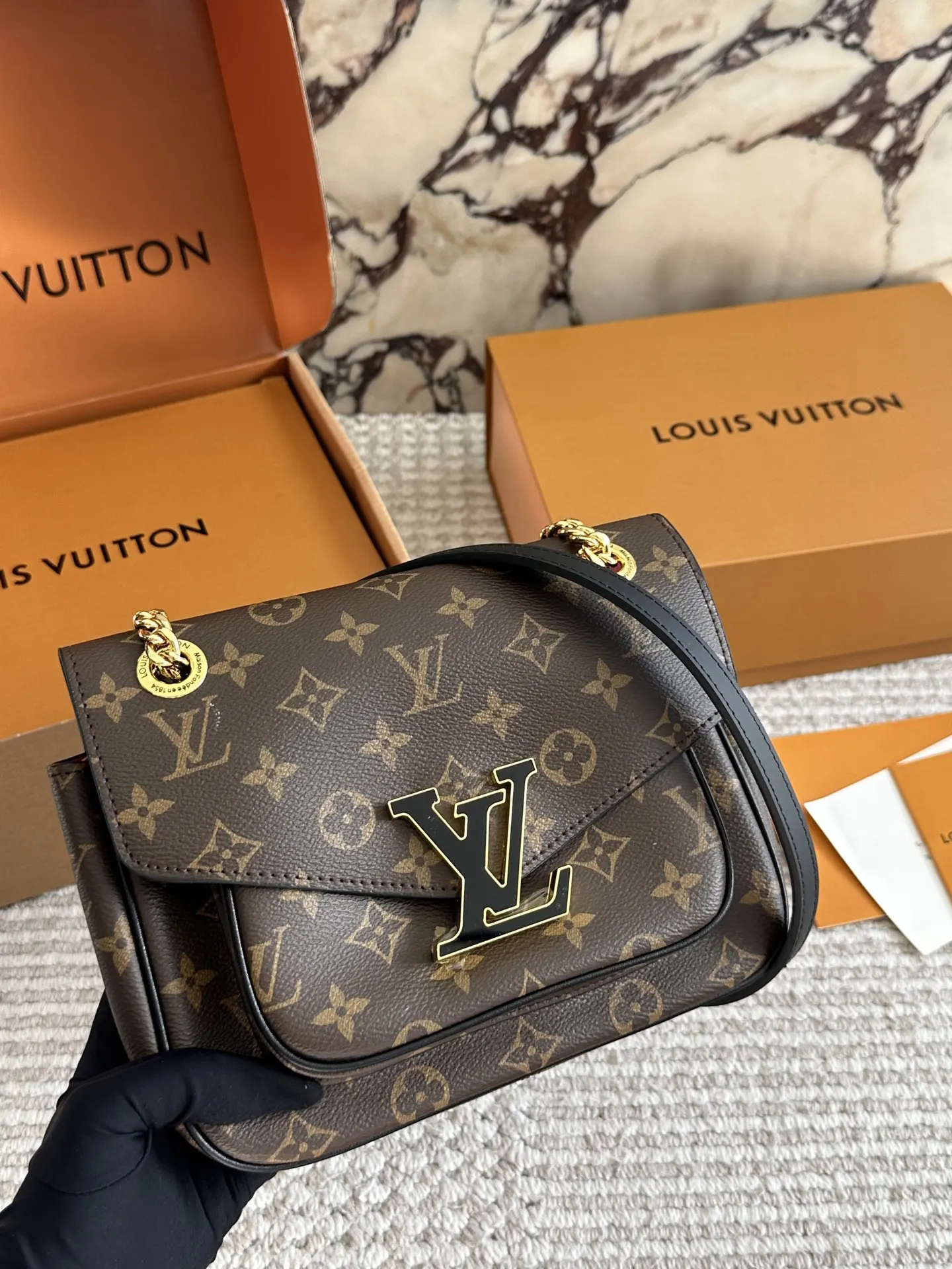 Monogram Passy Flap Bag D35518105 — view 5
