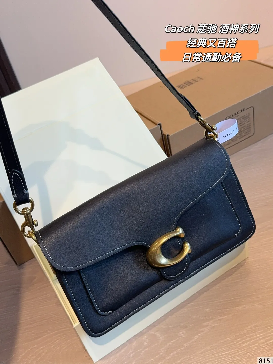 Tabby Shoulder Bag in Leather D33018303 — view 3