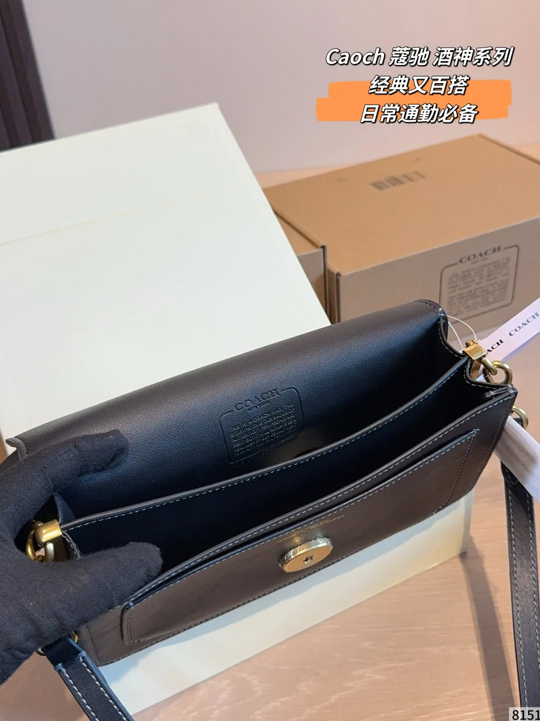 Tabby Shoulder Bag in Leather D33018303 — view 9