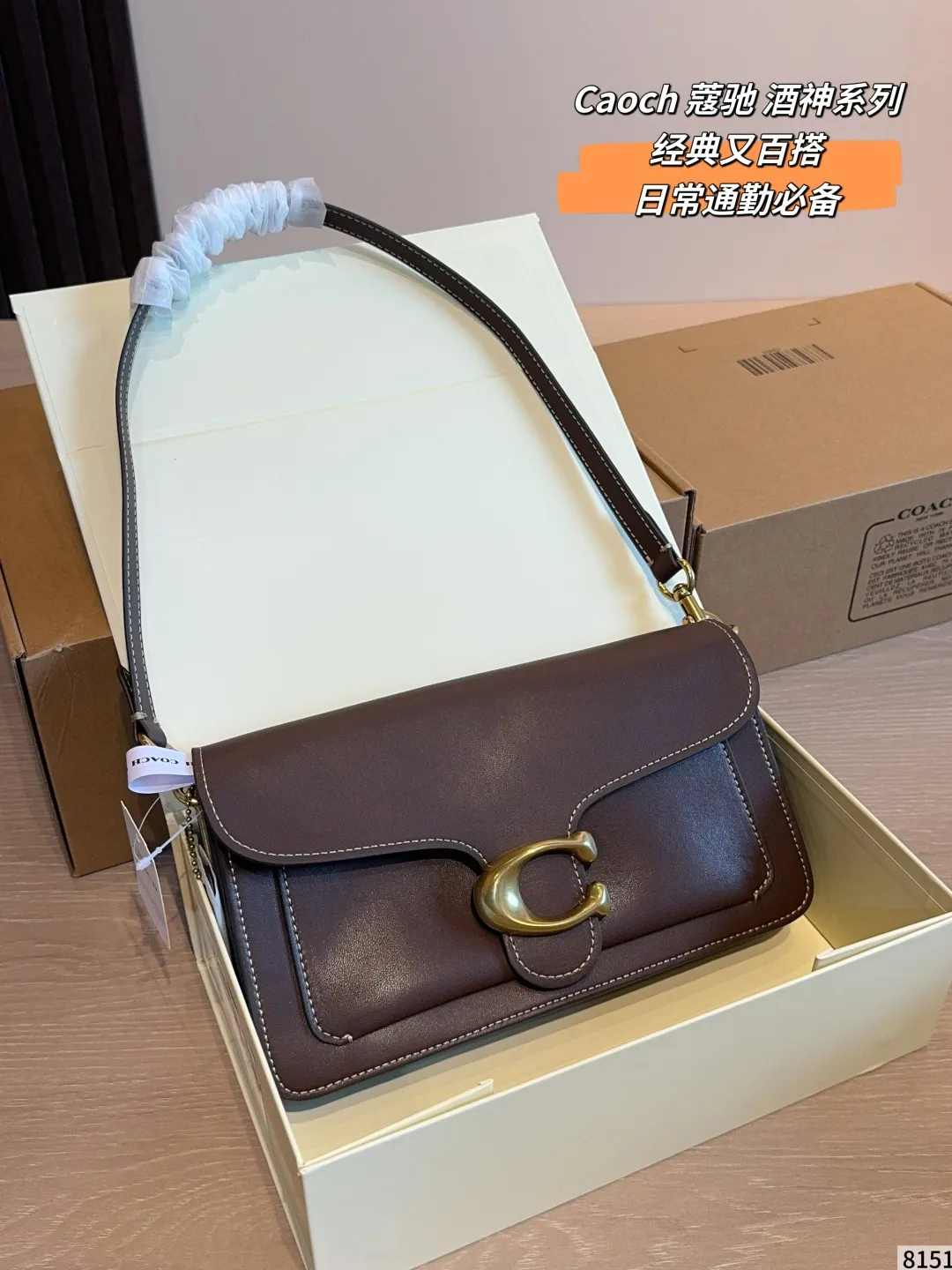 Tabby Shoulder Bag in Leather D33018303 — view 12