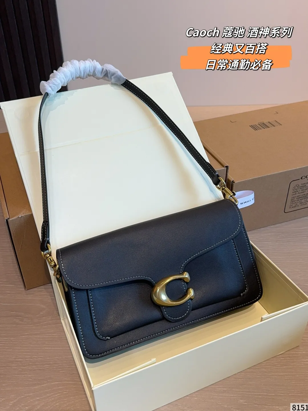 Tabby Shoulder Bag in Leather D33018303 — view 13