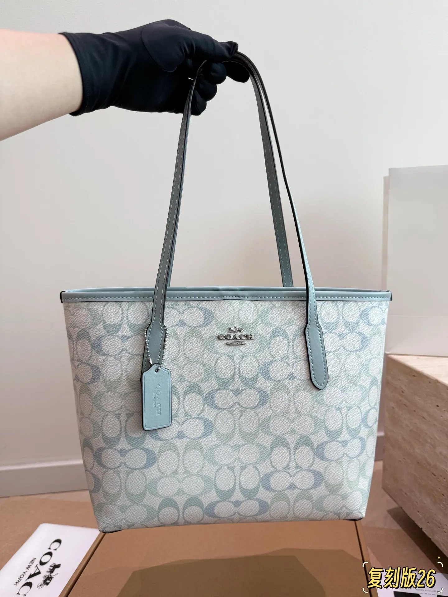 City 26 Signature Canvas Tote Bag D26018375 — view 4