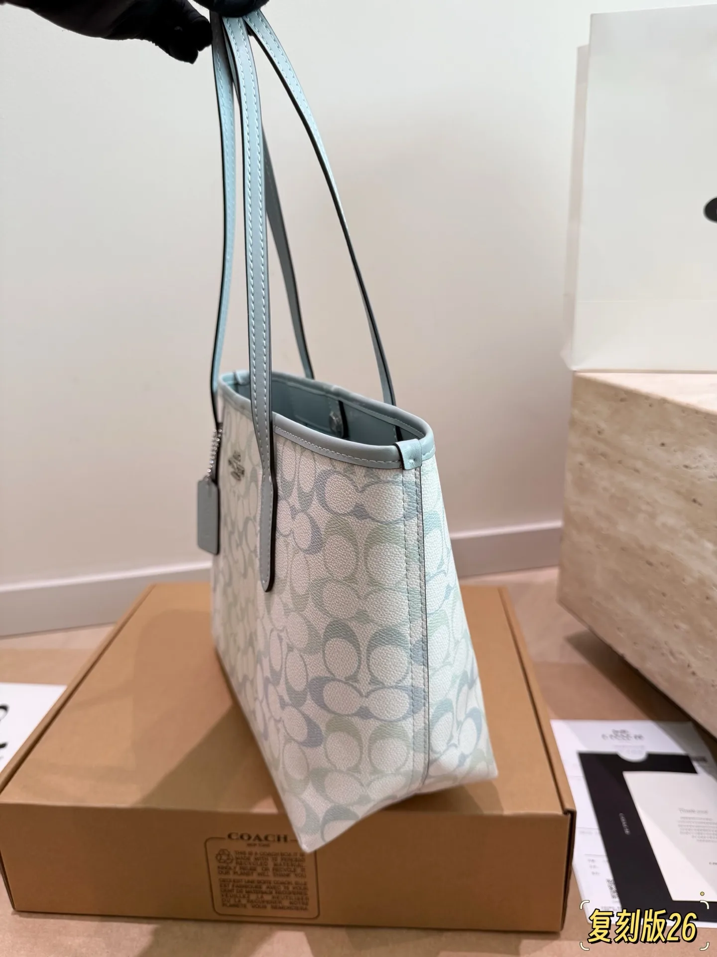 City 26 Signature Canvas Tote Bag D26018375 — view 5