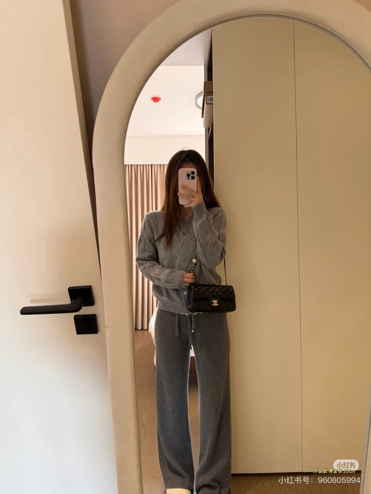 Chanel CF Flap Bag with Gold Orb Adjuster D30018252 — view 6