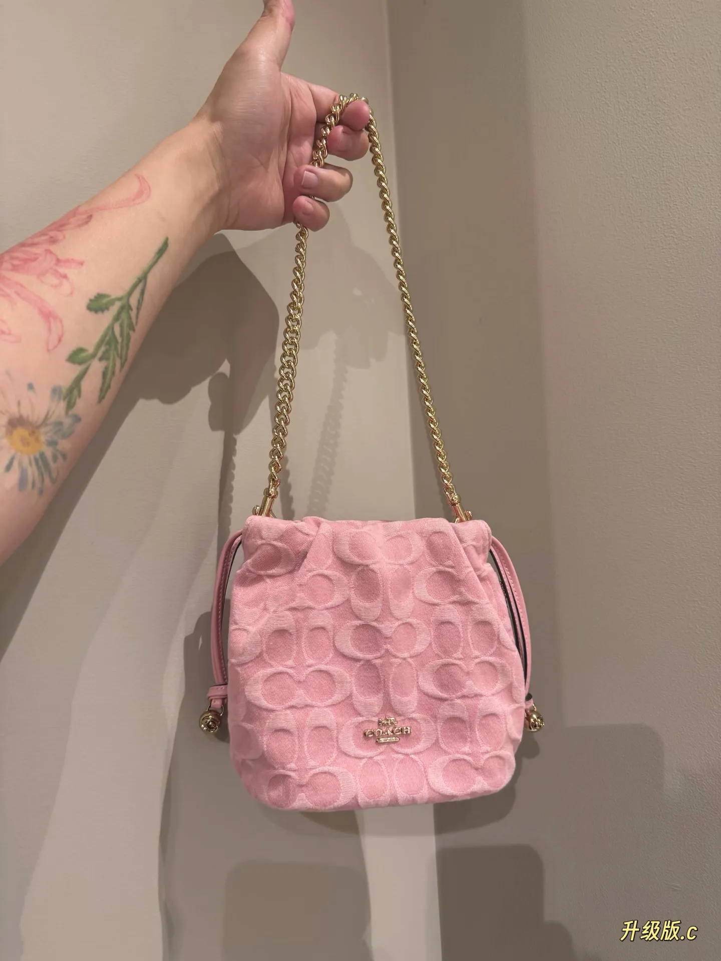 Coach Signature Monogram Bucket Bag D34518419 — view 4