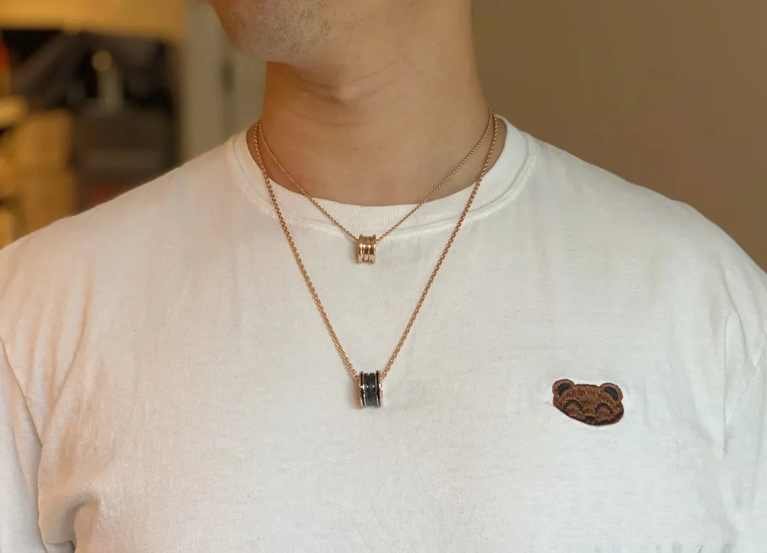 B.zero1 Rock Pendant Necklace (Gold-Plated Brass) D24517146 — view 10