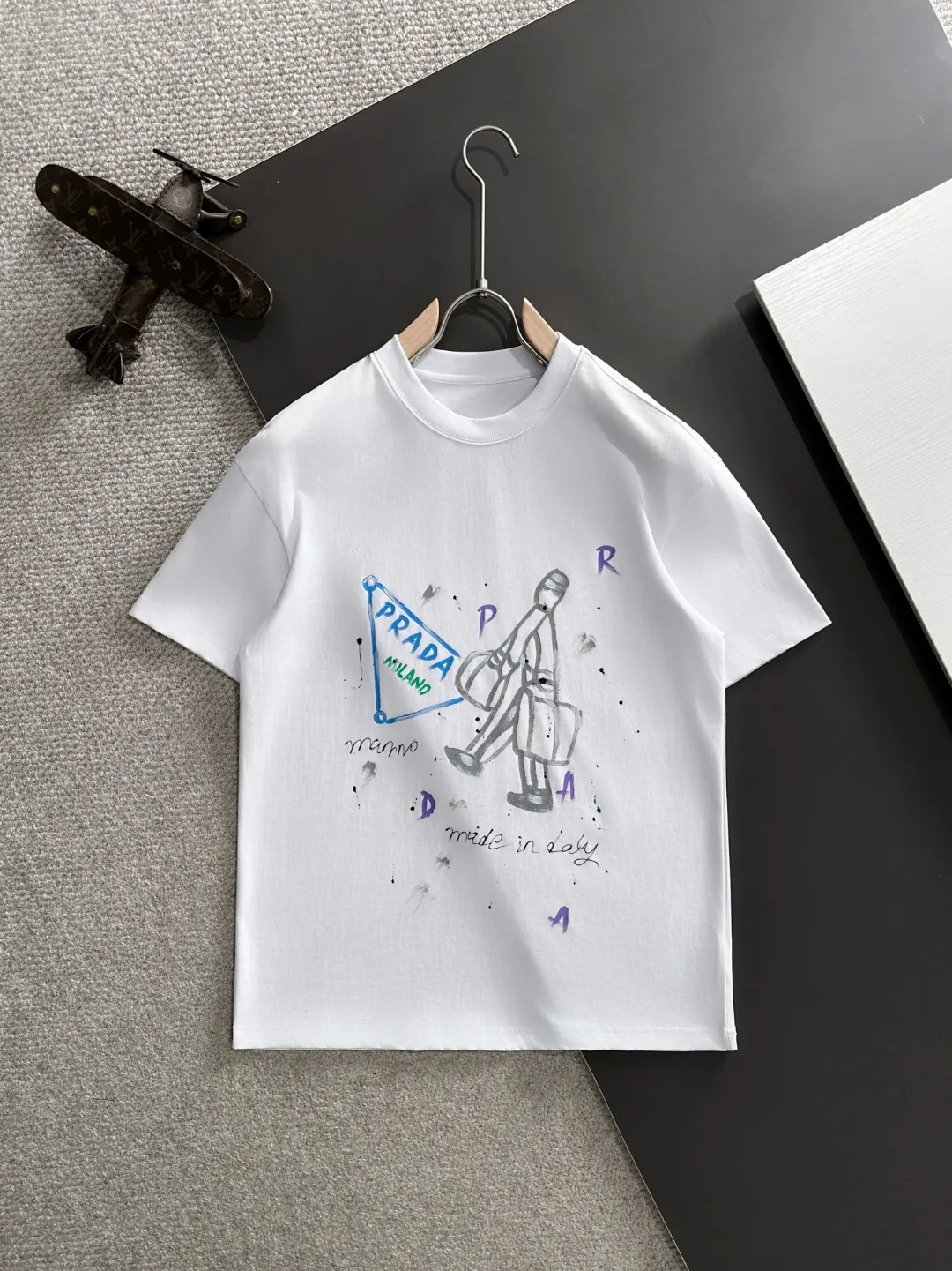 Prada Sketch Graphic Print T-Shirt D18013157