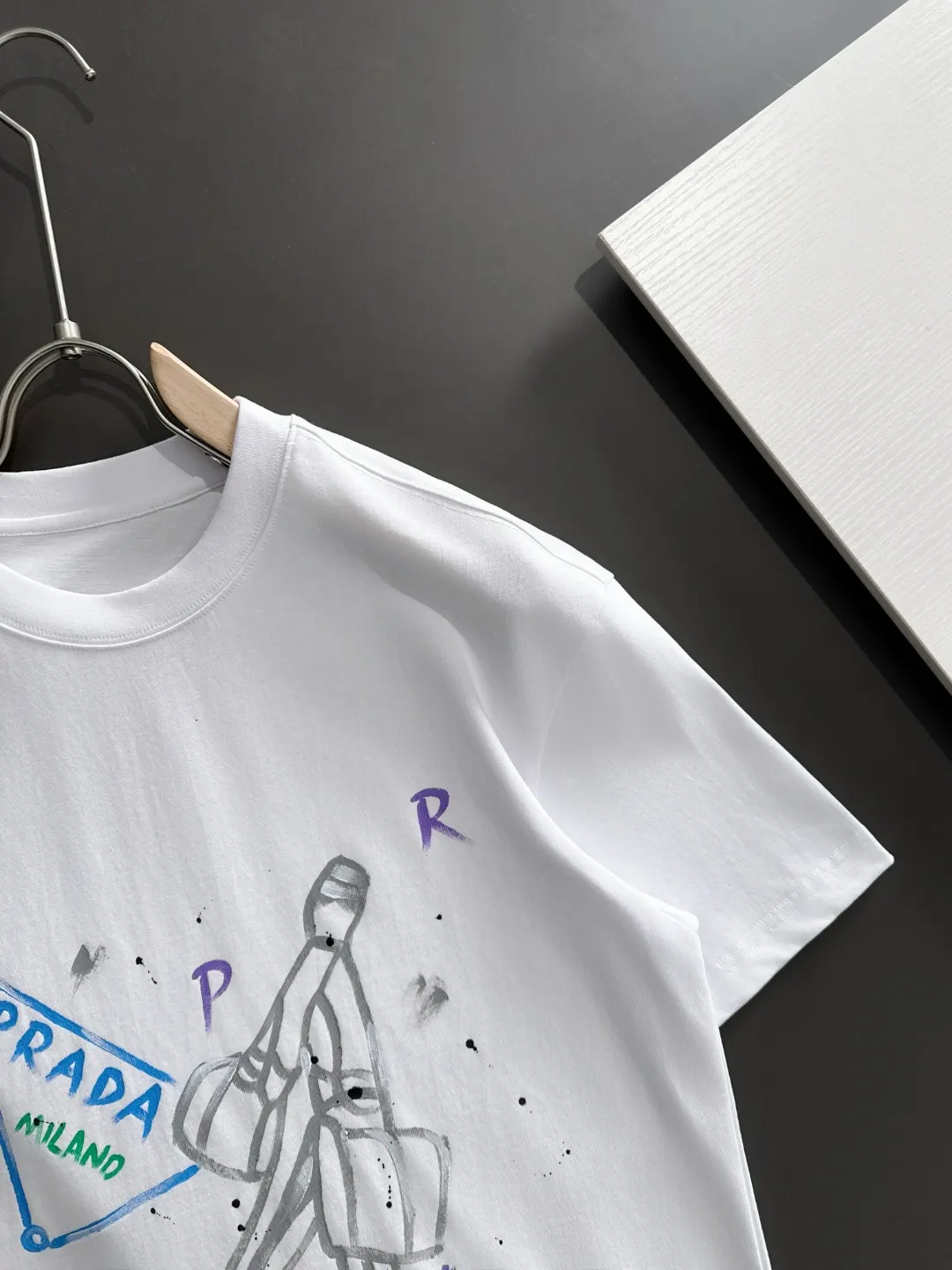 Prada Sketch Graphic Print T-Shirt D18013157 — view 2