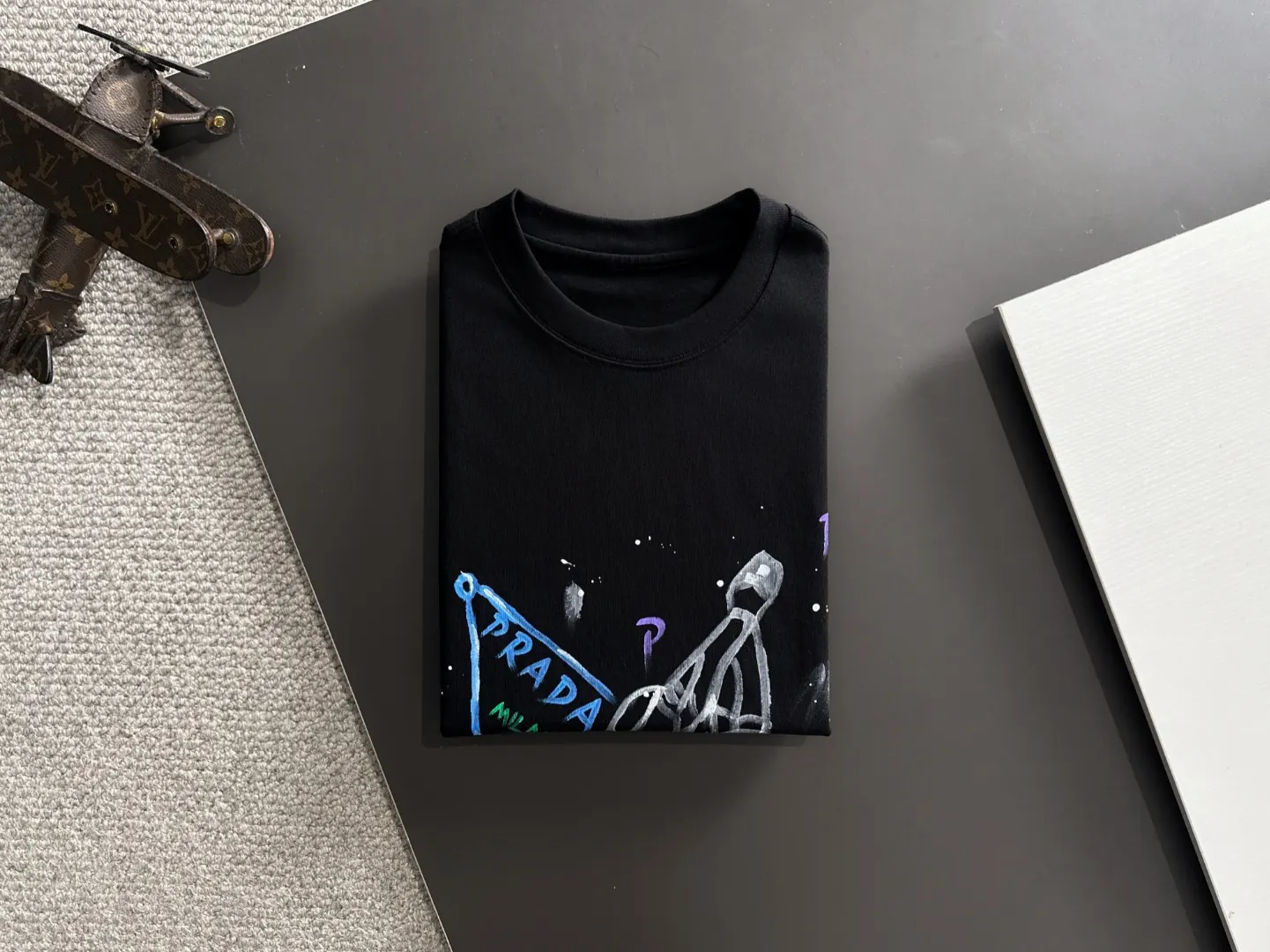 Prada Graphic Print Cotton T-Shirt D18013156 — view 8